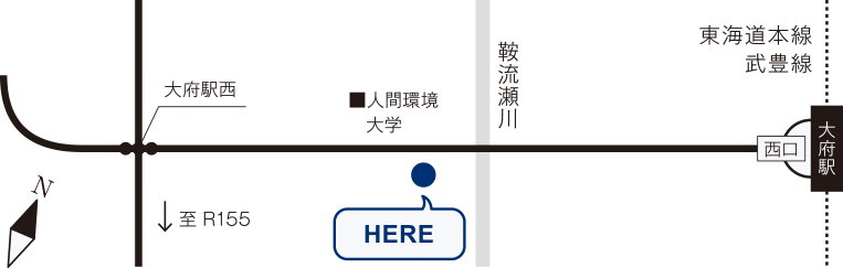 桜咲個別指導学院高等部　地図