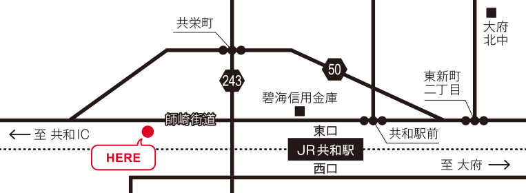 桜咲個別指導学院高等部　地図