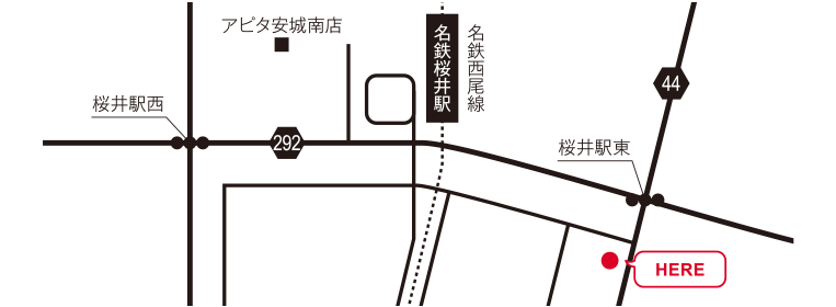 桜咲個別指導学院高等部「桜井校」　地図