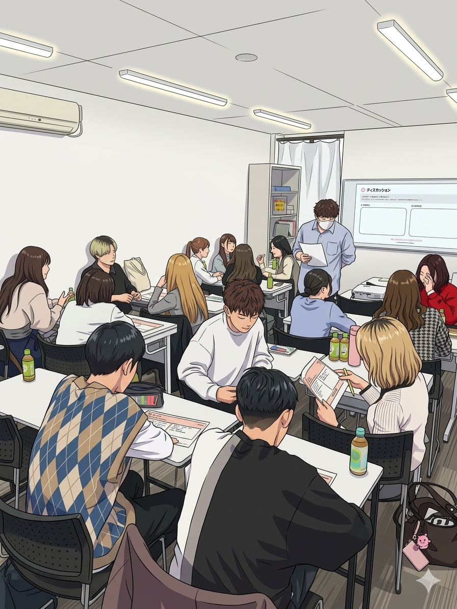 グループディスカッショを行っている様子です。