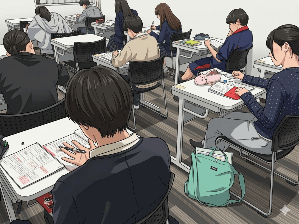 自習室の様子です。
